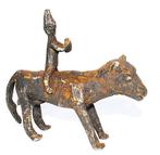 Cavalier sur cheval en métal Jajarkot offrande funéraire