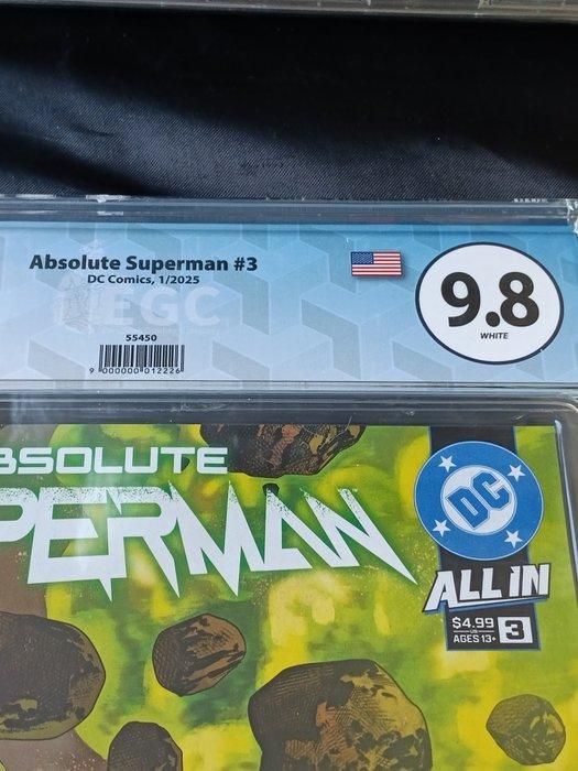 Absolute Superman #3 - EGC 9.8 - Last Dust of Krypton, part, Boeken, Strips | Comics