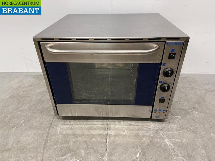 RVS Euromax Heteluchtoven met grillfunctie 4 x 44/34 cm 230V, Articles professionnels, Horeca | Équipement de cuisine, Enlèvement ou Envoi