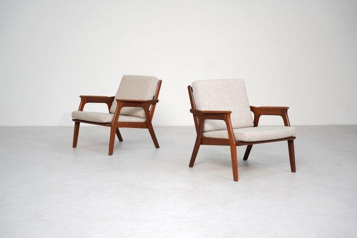 Lounge stoel (2) - Teak, Antiek en Kunst, Kunst | Designobjecten