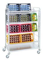 Drankkrattenwagen TGK400 | 4 legroosters |Bartscher, Zakelijke goederen, Horeca | Keukenapparatuur, Verzenden, Nieuw in verpakking