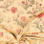 BA004 - Italiaanse brokaatstof (Lampasso) - Champagne zijde