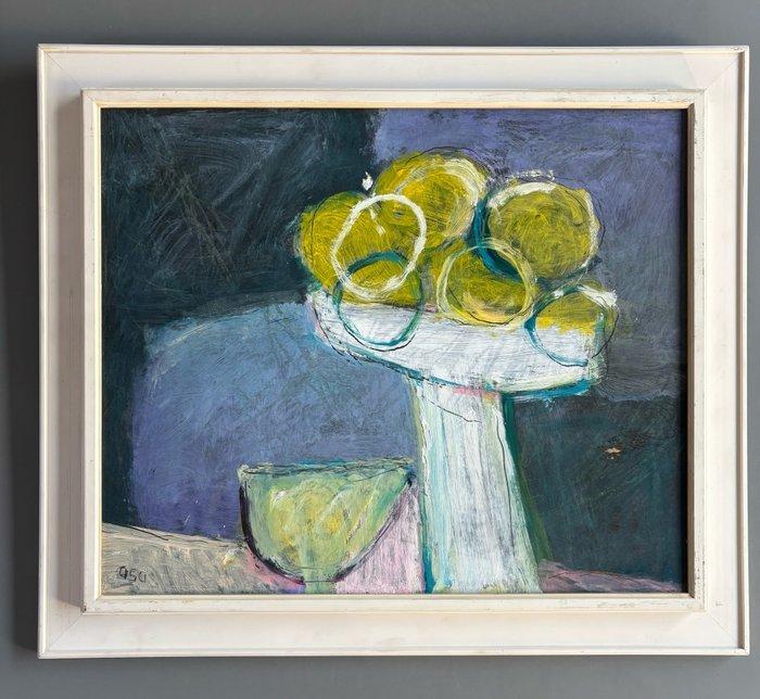 Europese school (XX) - Schaal met citroenen, Antiek en Kunst, Kunst | Schilderijen | Klassiek