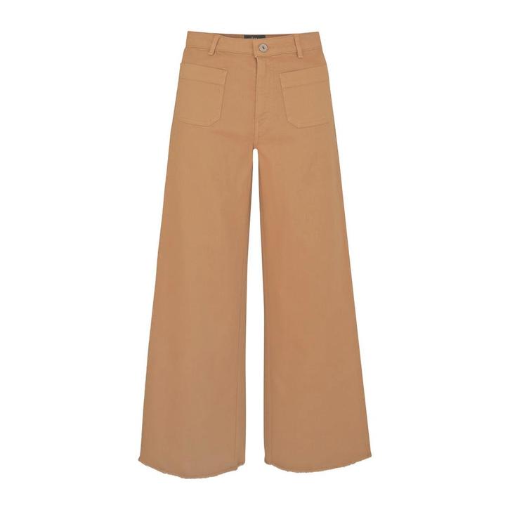 Ottodame • wijde bruine jeans • W25, Kleding | Dames, Broeken en Pantalons, Bruin, Nieuw, Verzenden