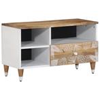 vidaXL Tv-meubel 80x33,5x46 cm massief mangohout, Huis en Inrichting, Verzenden, Nieuw