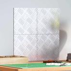 vidaXL Aluminium Checker Platen 4 stuks Antislip 20x20 cm, Doe-het-zelf en Bouw, Ladders en Trappen, Verzenden, Nieuw