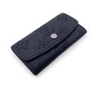 Louis Vuitton - Black Mahina Leather Multicle 4 Key Case