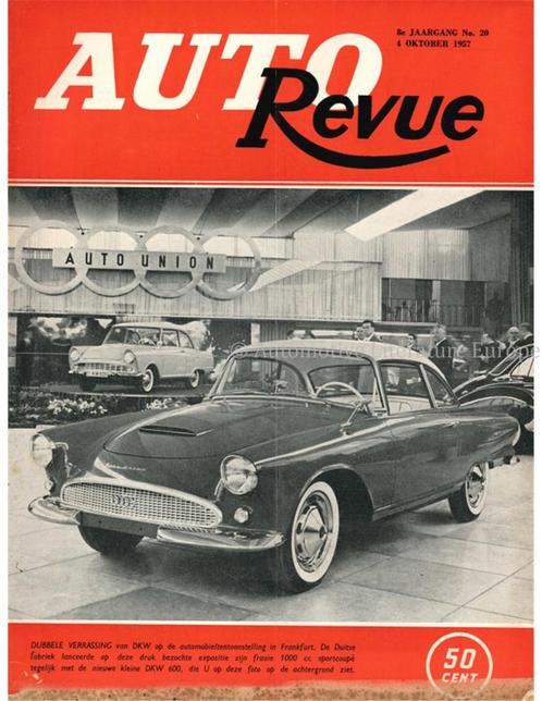 1957 AUTO REVUE MAGAZINE 20 NEDERLANDS, Livres, Autos | Brochures & Magazines, Enlèvement ou Envoi