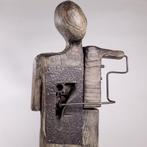 Karol Dusza (1972) - Ill improve myself (Wooden sculpture), Antiek en Kunst