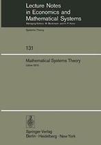 Mathematical Systems Theory : Proceedings of th. Marchesini,, Marchesini, G., Verzenden