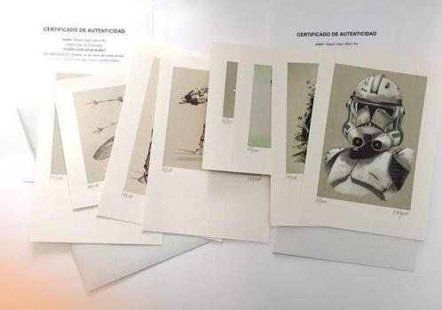 Miguel Angel Alfaro Rey - Star Wars - Litografía Lot of 8 -, Verzamelen, Film en Tv
