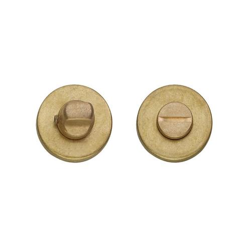 WC slot rond messing getrommeld, Doe-het-zelf en Bouw, Hang- en Sluitwerk, Slot, Nieuw, Koper of Messing, Ophalen of Verzenden