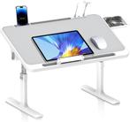 Laptoptafel - Bijzettafel - Verstelbaar - 60x40 cm - Grijs, Huis en Inrichting, Verzenden, Nieuw