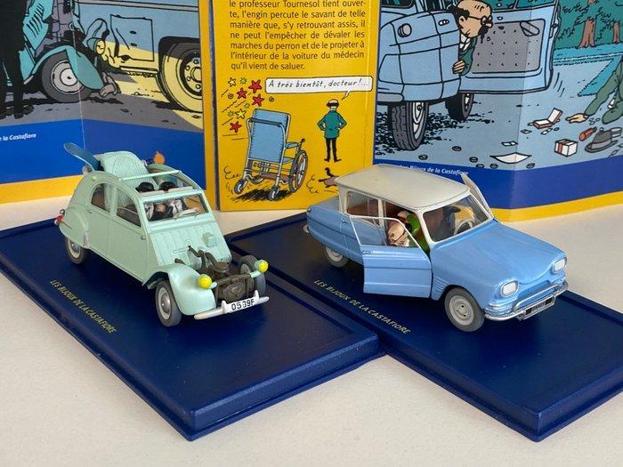 En Voiture Tintin 1:43 - Voiture miniature (2) - Citroën 2, Hobby en Vrije tijd, Modelauto's | 1:5 tot 1:12
