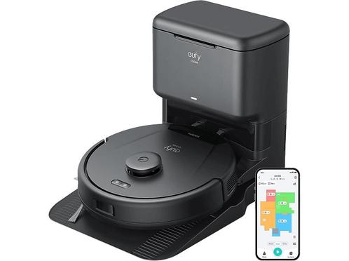 Eufy -  Robotstofzuiger L60 Hybrid Ses Zwart, Elektronische apparatuur, Stofzuigers, Nieuw, Reservoir, Verzenden