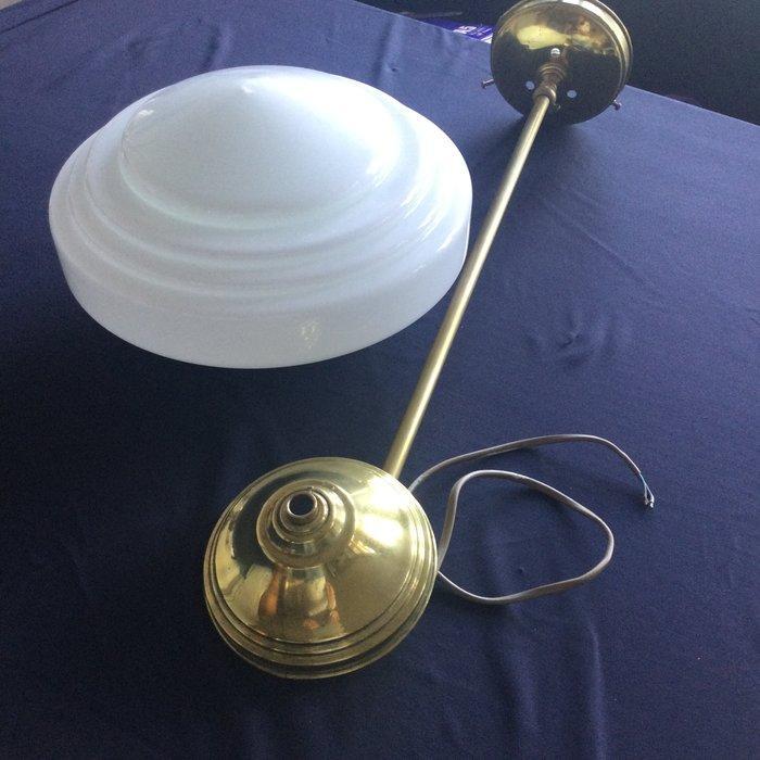 Themacollectie - Lamp Art Deco Opaline glas, Antiek en Kunst, Curiosa en Brocante