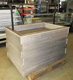 Houtenbak, Bak, Bloembak met standaard 144cm