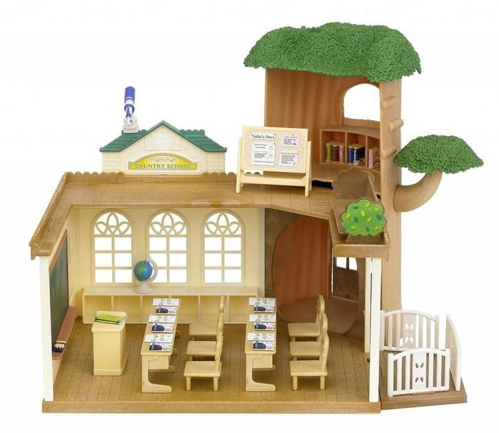 Sylvanian Families 5105 streekschool, Kinderen en Baby's, Speelgoed | Overig, Nieuw, Verzenden