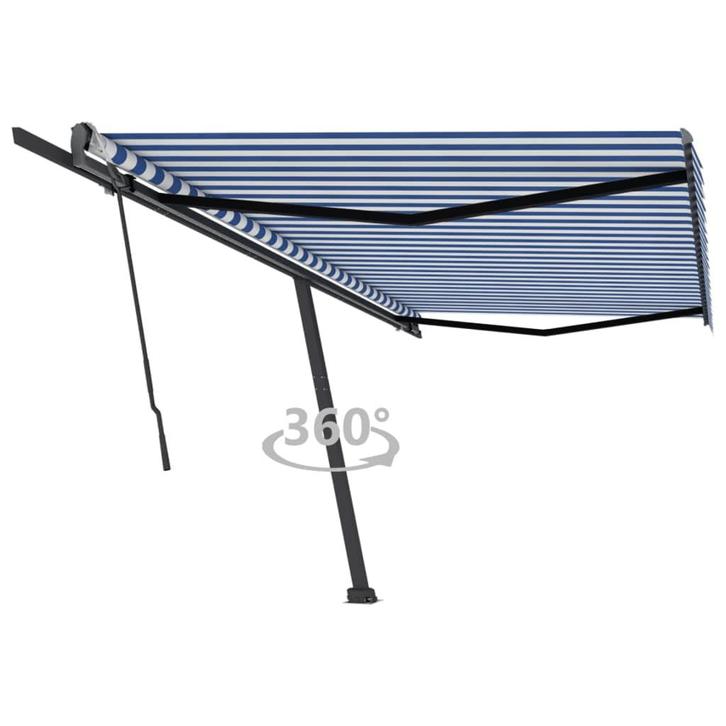 vidaXL Luifel vrijstaand handmatig uittrekbaar 500x300 cm, Jardin & Terrasse, Protection solaire, Envoi