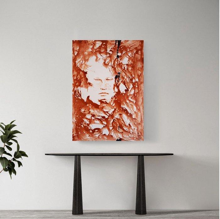 Domenico Canino (1986) - Portrait (REDSERIES), Antiek en Kunst, Kunst | Schilderijen | Modern