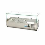 Opzetkoelvitrine - 95 cm - 3 x 1/3 GN Bakken, Zakelijke goederen, Horeca | Keukenapparatuur, Verzenden, Nieuw in verpakking, Koelen en Vriezen