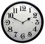 Emaille klok crème met zwarte rand, Verzamelen, Verzenden, Nieuw