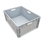 Kunststof Bak Euronorm 800x600x340 mm grijs Nieuw, Doe-het-zelf en Bouw, Kratten en Dozen, Ophalen of Verzenden, Nieuw