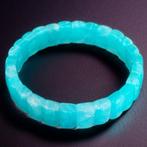 Amazoniet natuurlijk en onbewerkt. Goed verlichte armband., Verzamelen