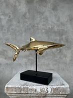 Beeld, NO RESERVE PRICE - Bronze Polished Great White Shark