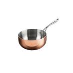 Sauteuse inductie koper 1,8L | 20(Ø)x9(h)cm Vogue, Verzenden, Nieuw in verpakking