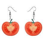 Fako Bijoux® - Oorbellen - Groente & Fruit - Tomaat, Verzenden, Nieuw