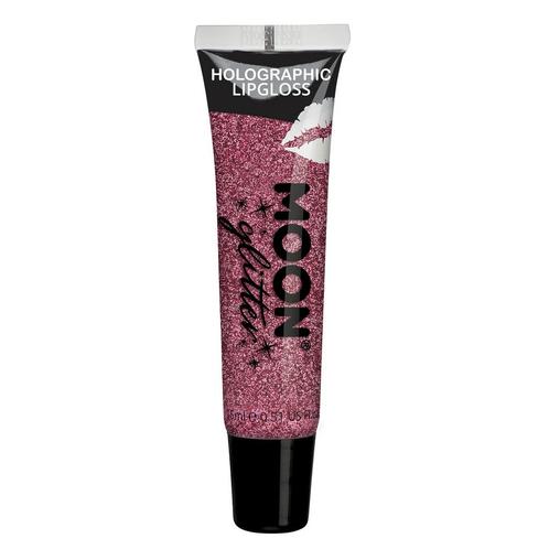 Moon Glitter Holographic Glitter Lipgloss Pink 15ml, Hobby & Loisirs créatifs, Articles de fête, Envoi