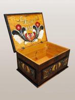 schitterende Zweedse kist gedateerd 1942 - Cercueil - Bois, Antiek en Kunst, Antiek | Overige Antiek