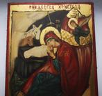 Icoon - Geburt van Christus, Geboorte van Jezus,, Antiek en Kunst, Antiek | Boeken en Manuscripten