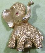 Plaqué or, plaqué argent, cuivre - Broche - Strass Swarovski