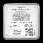 100 grammes - Argent - Geiger - Silberbarren gegossen
