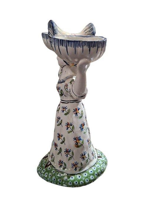Quimper - Beeld, keramische dubbele figuur - 18.5 cm -, Antiquités & Art, Antiquités | Verre & Cristal