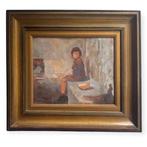 École européenne (XX) - Child in a humble room, Antiek en Kunst