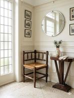 Bijzetstoel - Eik - Victoriaanse Hoekstoel, Antiek en Kunst