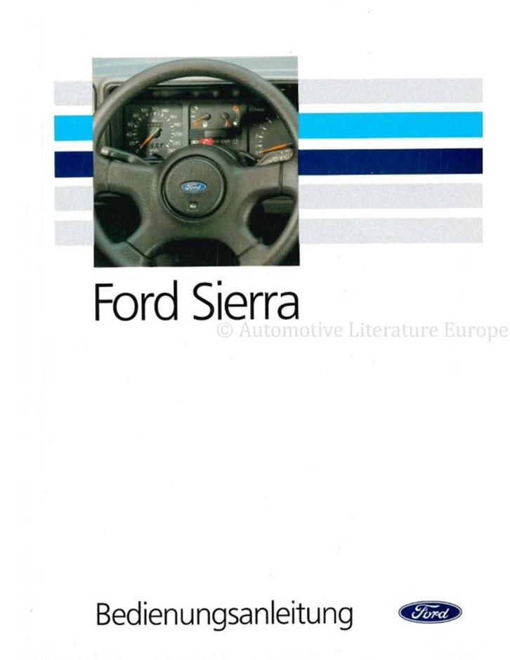 1990 FORD SIERRA INSTRUCTIEBOEKJE DUITS, Auto diversen, Handleidingen en Instructieboekjes