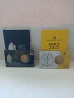 Italië. 2 Euro 2025 Giubileo + Vespucci (2 monete)
