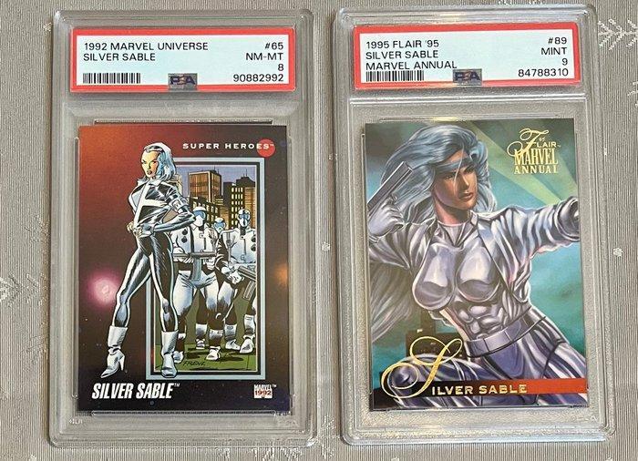 Marvel Universe Impel 1992 #65 Silver Sable, Marvel Annual, Collections, Collections Autre