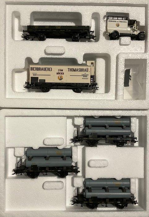 Märklin H0 - 46600/ 48923 - Modeltrein goederenwagonset (2), Hobby en Vrije tijd, Modeltreinen | H0