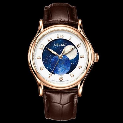 Ublast - Orbital Plane - Automatic Moon Phase -, Handtassen en Accessoires, Horloges | Heren