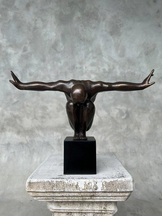 sculptuur, NO RESERVE PRICE - Sculpture Olympic Swimmer -, Antiek en Kunst, Kunst | Designobjecten