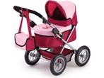 Bayer Design - Poppenwagen Trendy - Rood en Roze, Kinderen en Baby's, Speelgoed | Poppen, Verzenden, Zo goed als nieuw