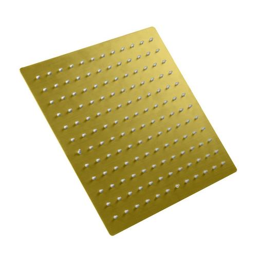 Inbouw Douchekop BWS Mia 30x30cm Geborsteld Goud, Doe-het-zelf en Bouw, Sanitair, Kraan, Nieuw, Ophalen of Verzenden