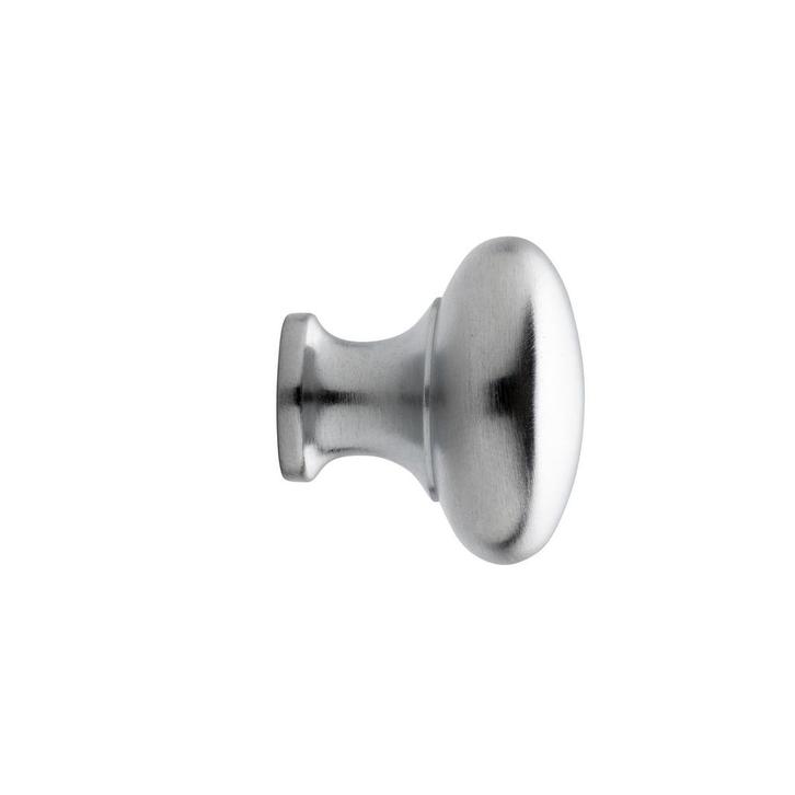 Meubelknop 25 mm in mat geborsteld nikkel, Doe-het-zelf en Bouw, Hang- en Sluitwerk, Overige typen, Nieuw, Koper of Messing, Ophalen of Verzenden