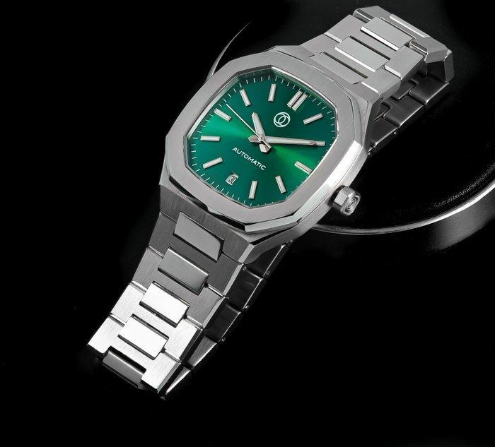 Meccano - Cube C1 Green Automatic Watch - Zonder, Handtassen en Accessoires, Horloges | Heren