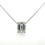 Halsketting - 14 karaat Witgoud - 3.02ct. tw. Diamant, Handtassen en Accessoires, Kettingen, Nieuw